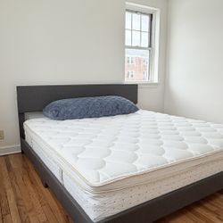 BRAND NEW KING BED WITH MATTRESS & TABLE WITH 4 CHAIRS