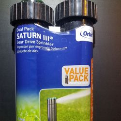 Dual Pack - Orbit 55469 Saturn III Sprinklers. Condition is New
