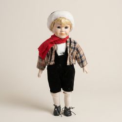 Vintage Collectible Porcelain Boy Doll