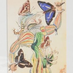 New Salvador Dali Museum Print Titled Tres Picos In 8 X 10" Mat