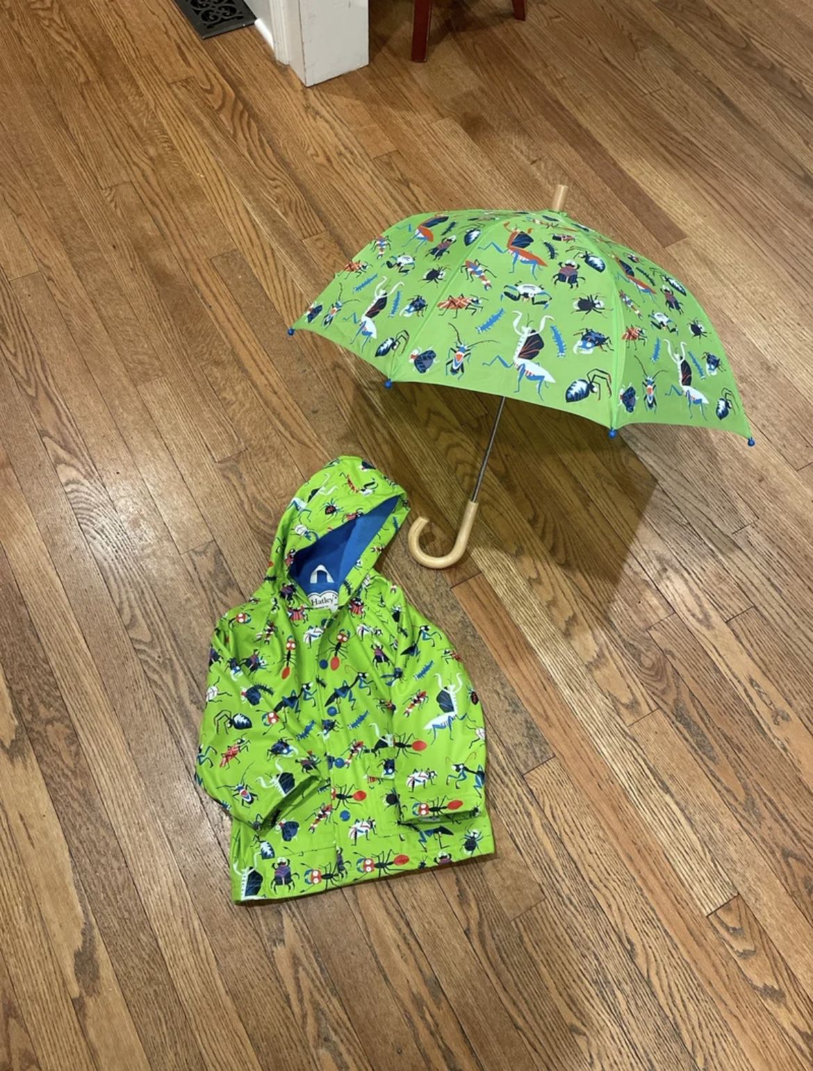 Hatley Raincoat & Umbrella Set