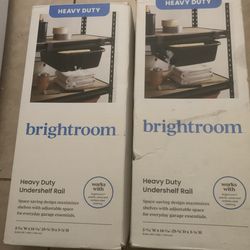 Brightroom Heavy Duty Undershelf Rail — brand new