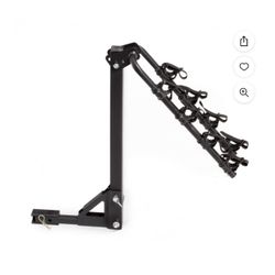 brand new Hyper Tough 120lb Hitch-Mounted Folding 4-Bike Carrier Fits All Vehicles 1.25-2in