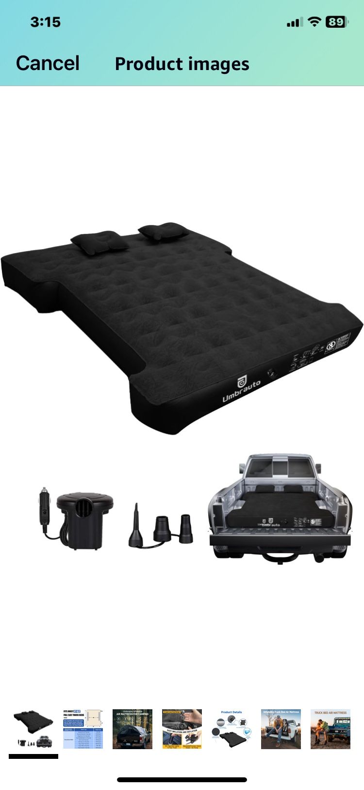 BRAND NEW FULL SIZE TRUCK BED AIR MATTRESS (FULL SIZE PICKUP BEDS )