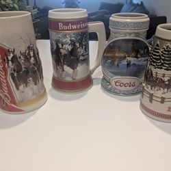 Budweisers Steins