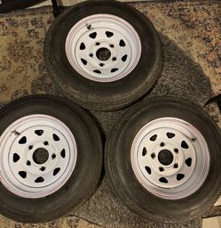4 Journey 530-12 trailer tires manufactured less than 1yr ago 2/$120, 1/$65