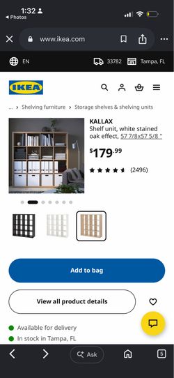 Storage cube organizer