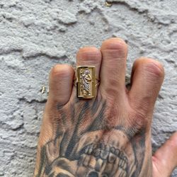 14kt San judas ring