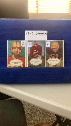1953 Bowman NFL cards