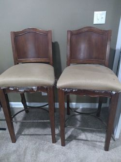 Two Bar Height Chairs