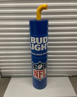 Bud Light NFL Football Goal Post Advertising Store Display Incomplete Broken