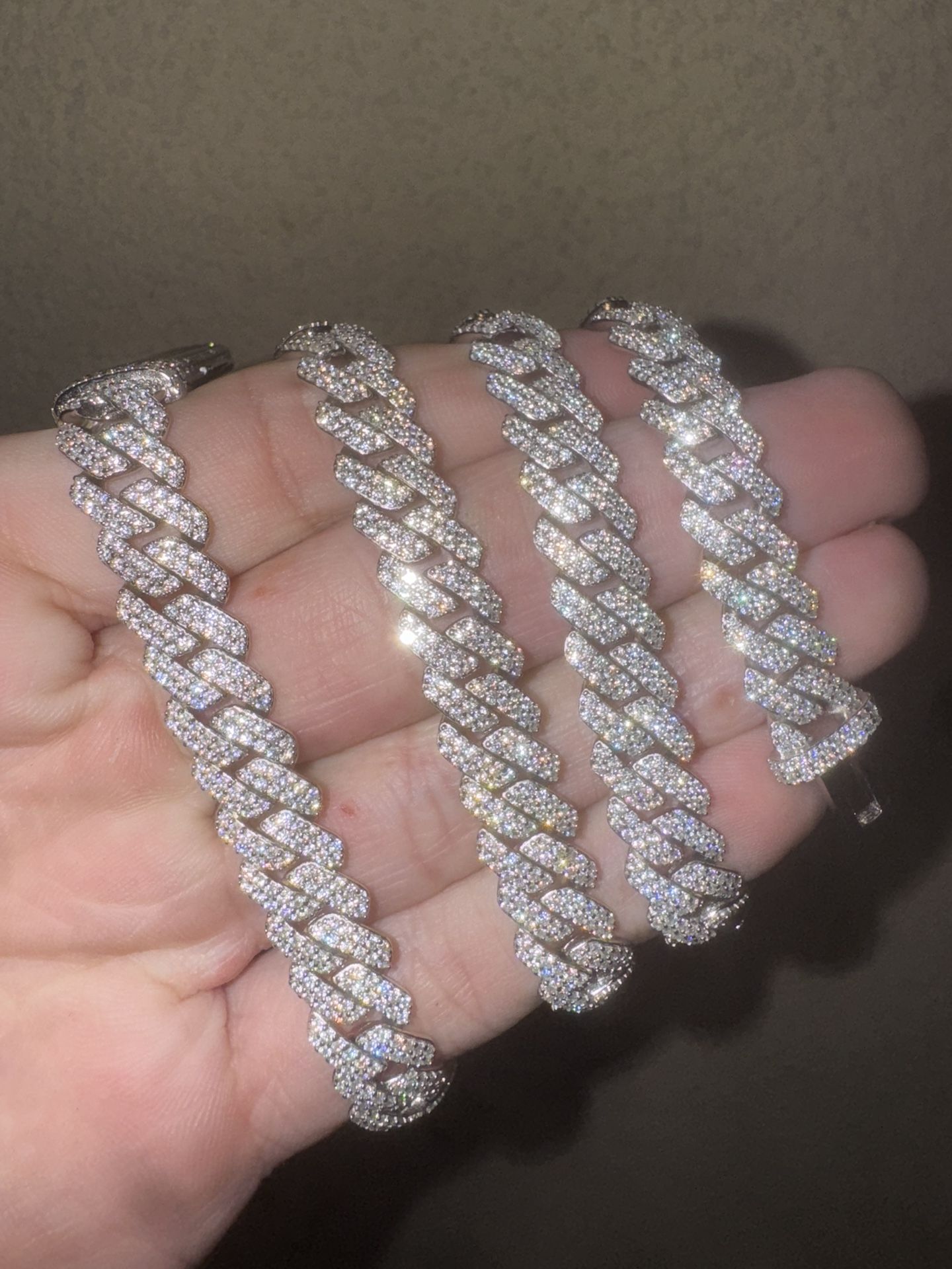 GRA 925 Silver Moissanite Chain 