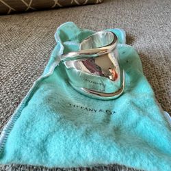 Tiffany & Co.  Elsa Peretti Small Bone Cuff in Silver