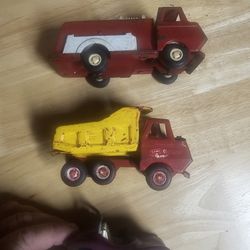 3 Metal Vintage Tonka Trucks