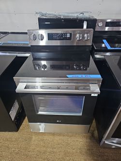 Lg glass Stove