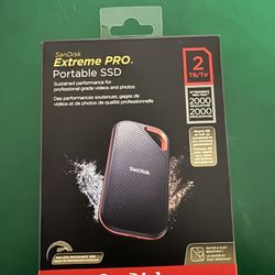 2TB SanDisk Extreme PRO Portable SSD
