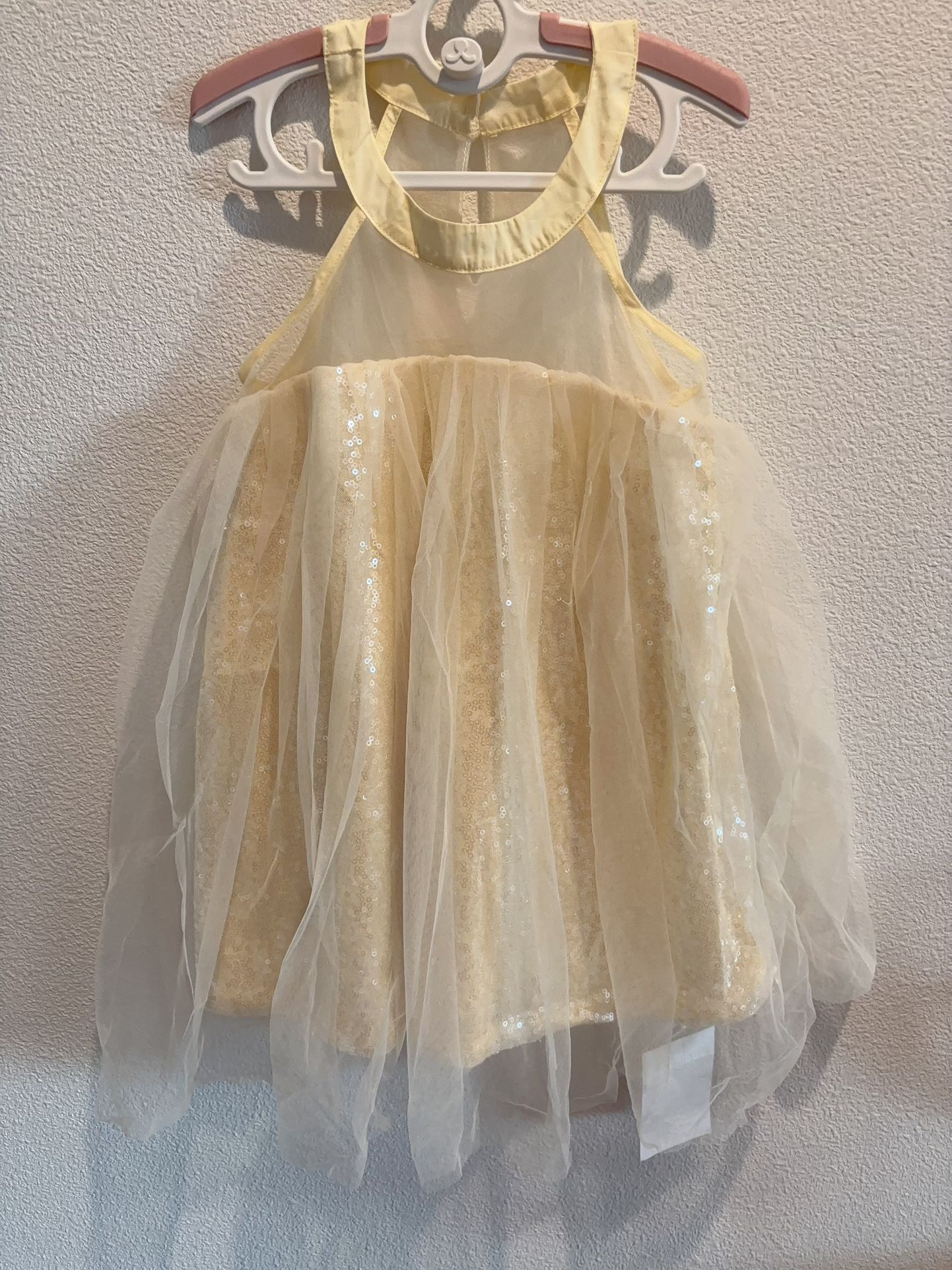 Girls dress Summer Children's Princess Dress New Sequin Mesh