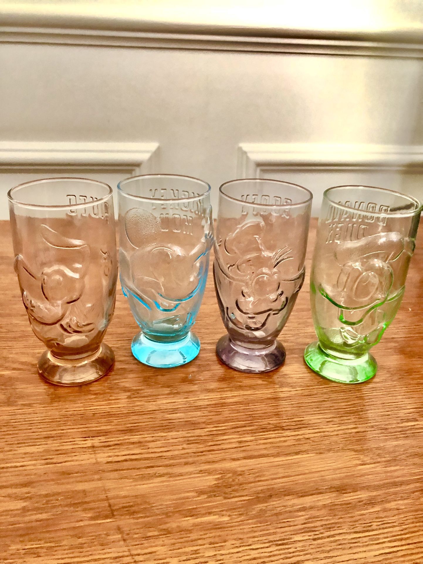Vintage Authentic 3D Walt Disney Mickey Mouse Collectible Glass K Onishi Japan