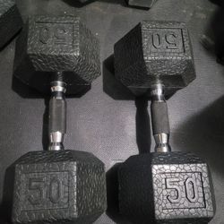50lbs Dumbells Weights Weights 💪 