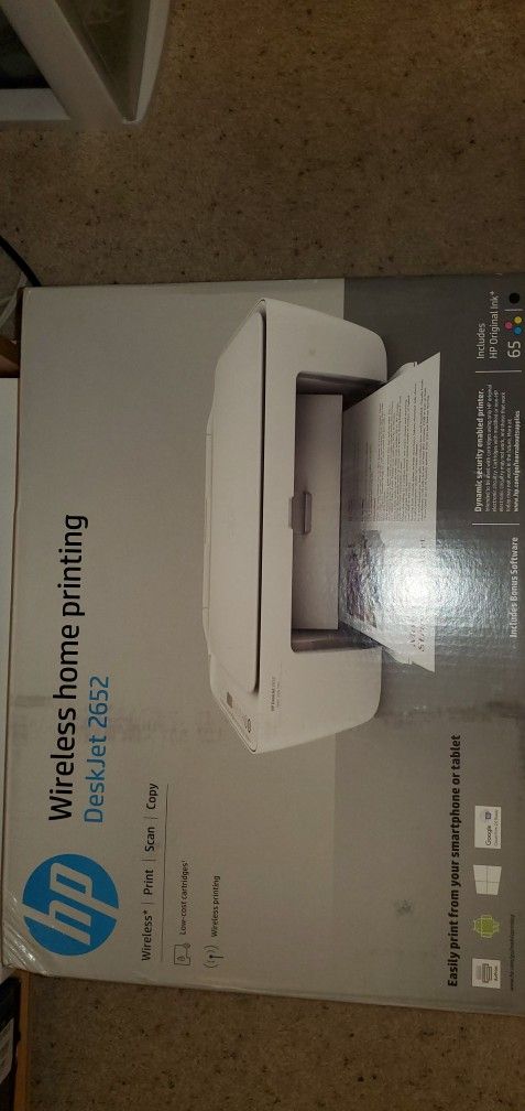 HP DESKJET 2652 WIRELESS PRINTER 