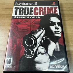 True Crime Streets Of LA PS2