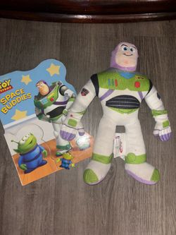 Toy Story plush and mini toy with book bundle