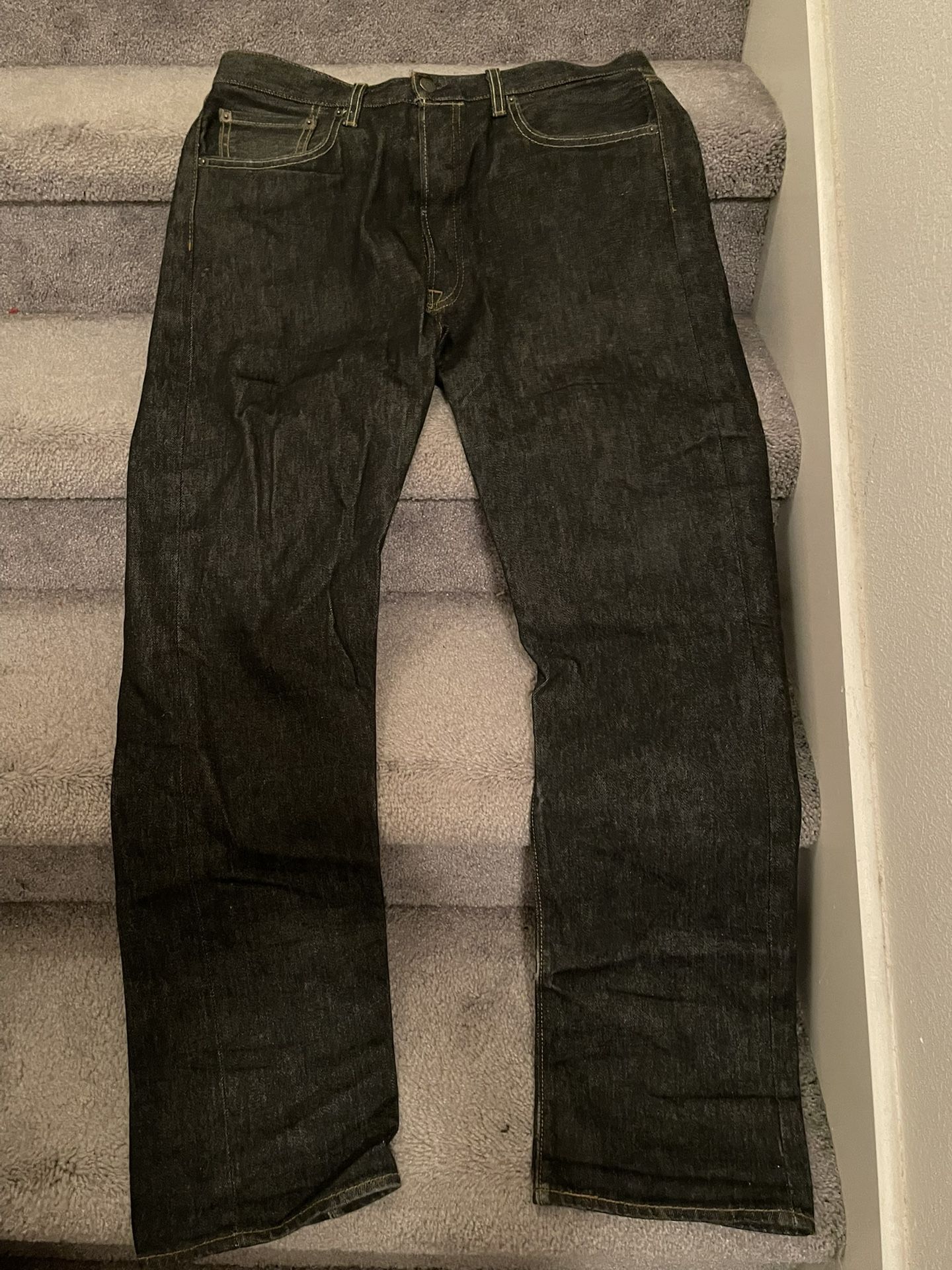Levi 501 Charcoal Jeans