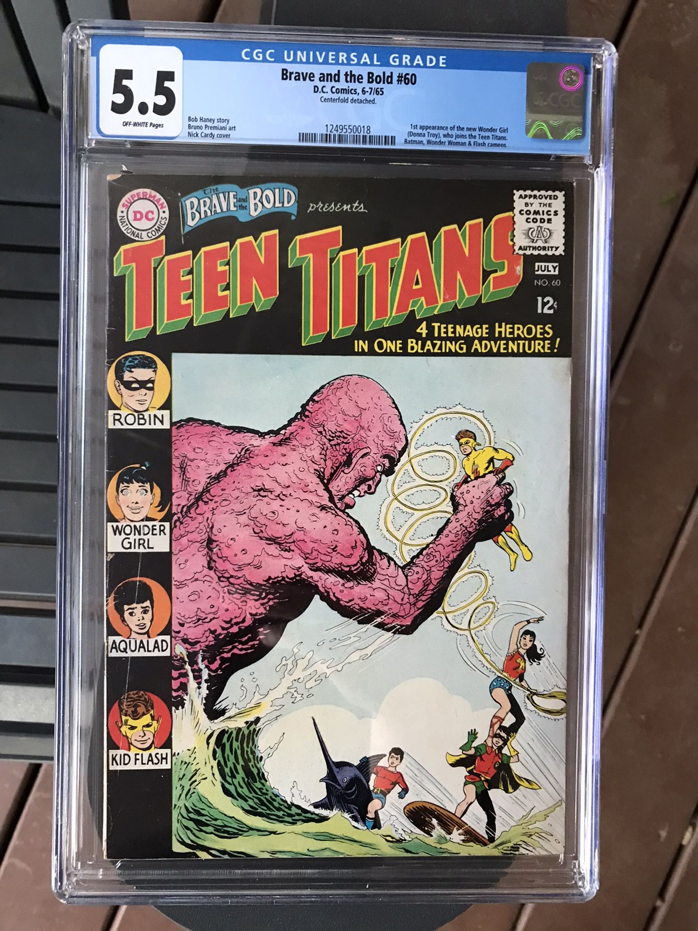 The Brave And The Bold #60 (1965) CGC 5.5 — 1st Wonder Girl (Donna Troy)