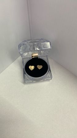 Yellow 14k Gold Heart/Heartbreak Earrings