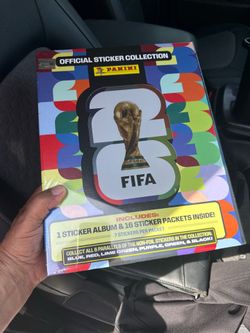 FIFA 2026 Panini set 16 packs with album and souvenir Tin