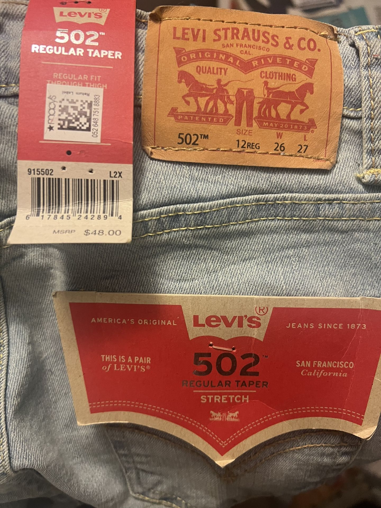 Boys Levi Jeans