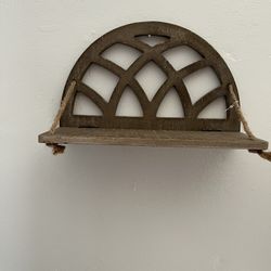 Two Cute Small Shelf’s  An Big Round Decor 