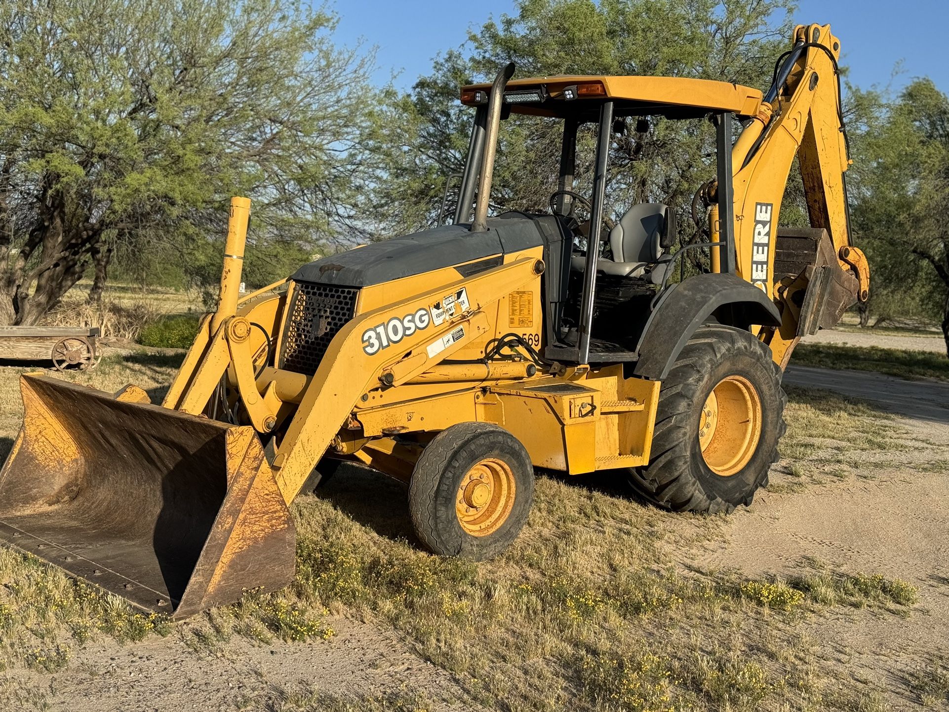 John Deere Backhoe