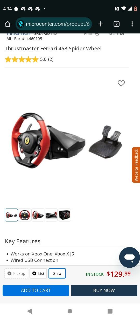 Gaming Steering Wheel