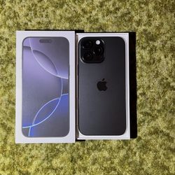iPhone 16 Pro Max | 256GB | Black Titanium | Factory Unlocked