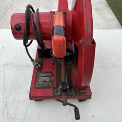 Milwaukee abrasive cut off  machine