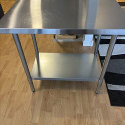 Brand New 24x36” Stainless Steel Kitchen Center Island 
