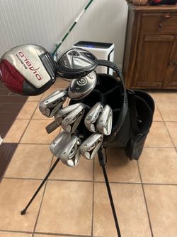 Full golf set. stiff shafts