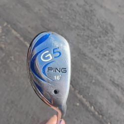 Golf Clubs! Ping G5 16 Degree Hybrid!