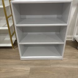 White shelf