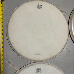 Drum heads Remo & Aquarian different sizes 16”, 15”, 14”, 13”, 12”