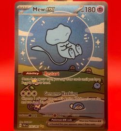 Pokemon Mew EX Paldean Fates SIR
