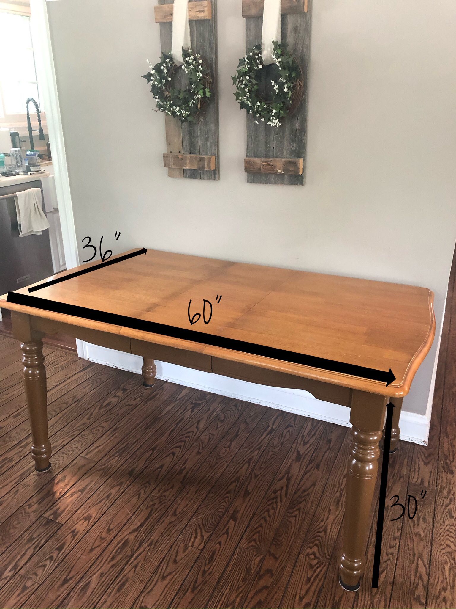 Wooden Kitchen Table