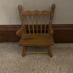 Authentic Wooden Doll Chair