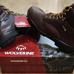 Wolverine Work Boots Size 11.5 For Men 