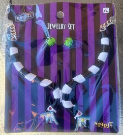 Beetlejuice jewelry set