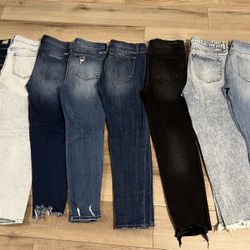 8 LOT Kancan Levi Women’s Jeans Size 10 / 11