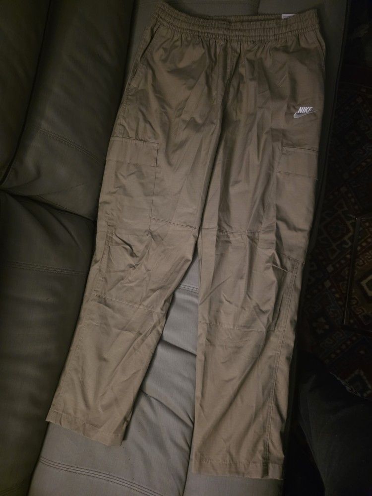 Khaki Nike Loose Fit Sweetpants