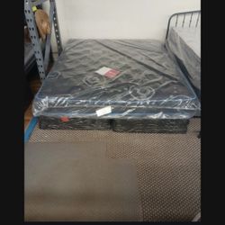 NEW CALKING FIRM MATTRESS AND BOX SPRING 