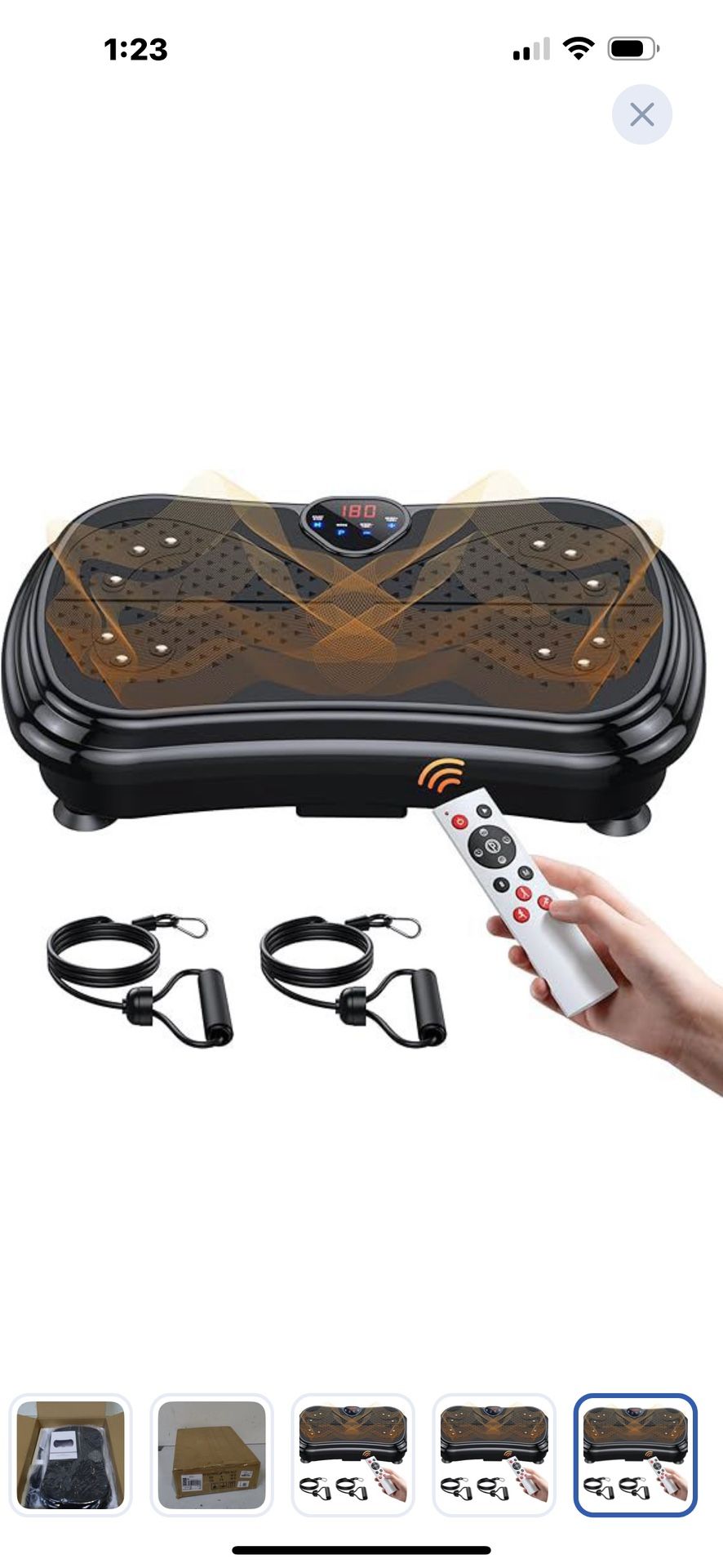 Vibration Plate Exercise Machine Weight Loss, Full Body Vibration Plate for Lymphatic Drainage